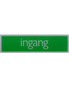 ROUTE BORD ALU 165X44 INGANG