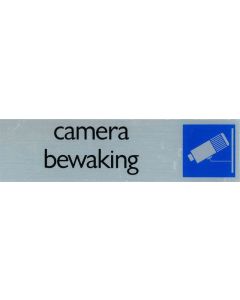 ROUTE BORD ALU 165X44 CAMERA BEWAKING