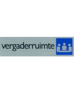 ROUTE BORD ALU 165X44 VERGADERRUIMTE