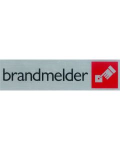 ROUTE BORD ALU 165X44 BRANDMELDER