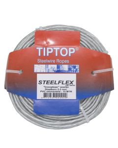 WASLIJNDRAAD 15 MTR TIPTOP STEELFLEX