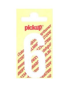 PLAKCIJFER 6 120 MM WIT NOBEL