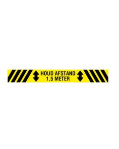 VLOERSTICKER HOUD AFSTAND 100x800 MM