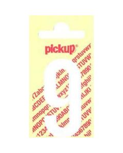PLAKCIJFER 9 120 MM WIT NOBEL