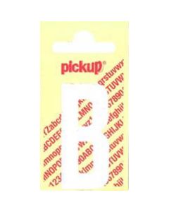 PLAKLETTER B 60 MM WIT NOBEL