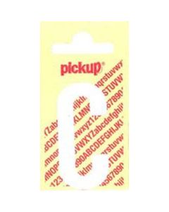 PLAKLETTER C 120MM WIT NOBEL