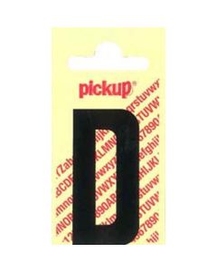 PLAKLETTER D 60MM ZWART NOBEL