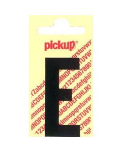PLAKLETTER E 90MM ZWART NOBEL