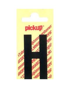 PLAKLETTER H 60MM ZWART NOBEL