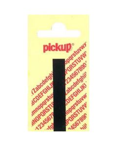 PLAKLETTER I 120MM ZWART NOBEL