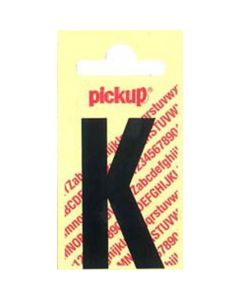 PLAKLETTER K 60MM ZWART NOBEL