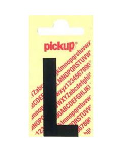 PLAKLETTER L 60MM ZWART NOBEL