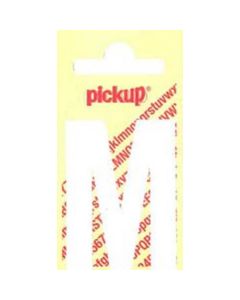 PLAKLETTER M 120MM WIT NOBEL