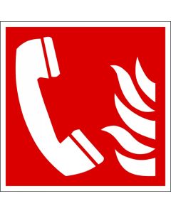 PICTOGRAM 15X15 TELEFOON BRANDALARM