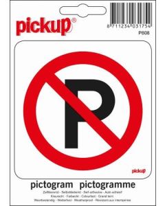 PICTOGRAM 10x10 VERBODEN TE PARKEREN