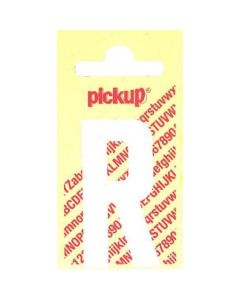 PLAKLETTER R 120MM WIT NOBEL