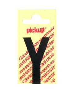 PLAKLETTER Y 60MM ZWART NOBEL
