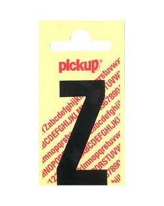 PLAKLETTER Z 60MM ZWART NOBEL