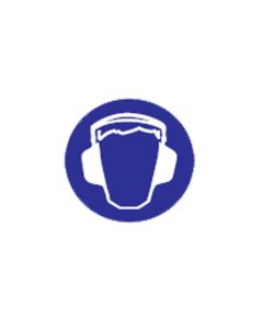 PICTOGRAM ROND 15 OORBESCHERMING DRAGEN