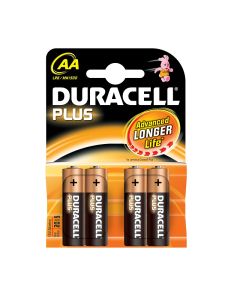 BATTERIJ 1.5V 4-ST MN1500 DURACELL PLUS