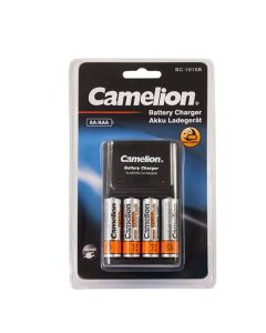 BATTERIJLADER + 4xAA NI-MH CAMELION