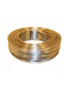 KABEL PVC 2X0.75 PLAT TRANSP-ZILVER