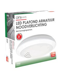 PLAFONNIER LED+NOODVERL+SENSOR OFXLIGHTS