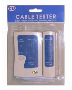 KABELTESTER UTP RJ11 EN RJ45 CAT 5