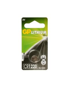 BATTERIJ 3V CR1220 LITHIUM  GP