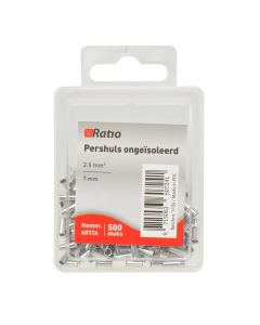 PERSHULS ONGEISOLEERD 2.5MM2 7MM 500ST