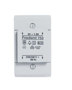 TRAFO 8V 1A  FRIEDLAND  D753