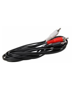 AUDIOKABEL 3.5MM JACK - 2xTULP 1.5M KOPP