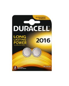 BATTERIJ 3V DL2016 LITHIUM DURACELL 2-ST