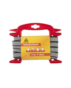 ROLLUIKENBAND GRIJS 18MM 5-MTR DELTAFIX
