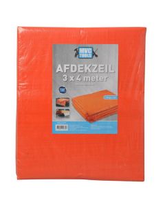 DEKKLEED  3X 4 MTR ORANJE 150 GRAM