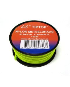 METSELKOORD 50MTR 1.4MM FLUOR GEEL