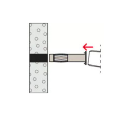 plug in de muur timmeren