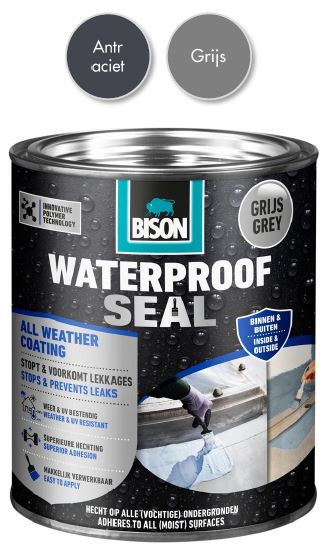 Bison Waterproof Seal grijs antraciet