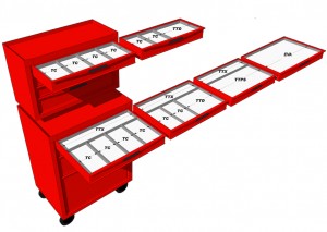 TengTools tool tray indeling