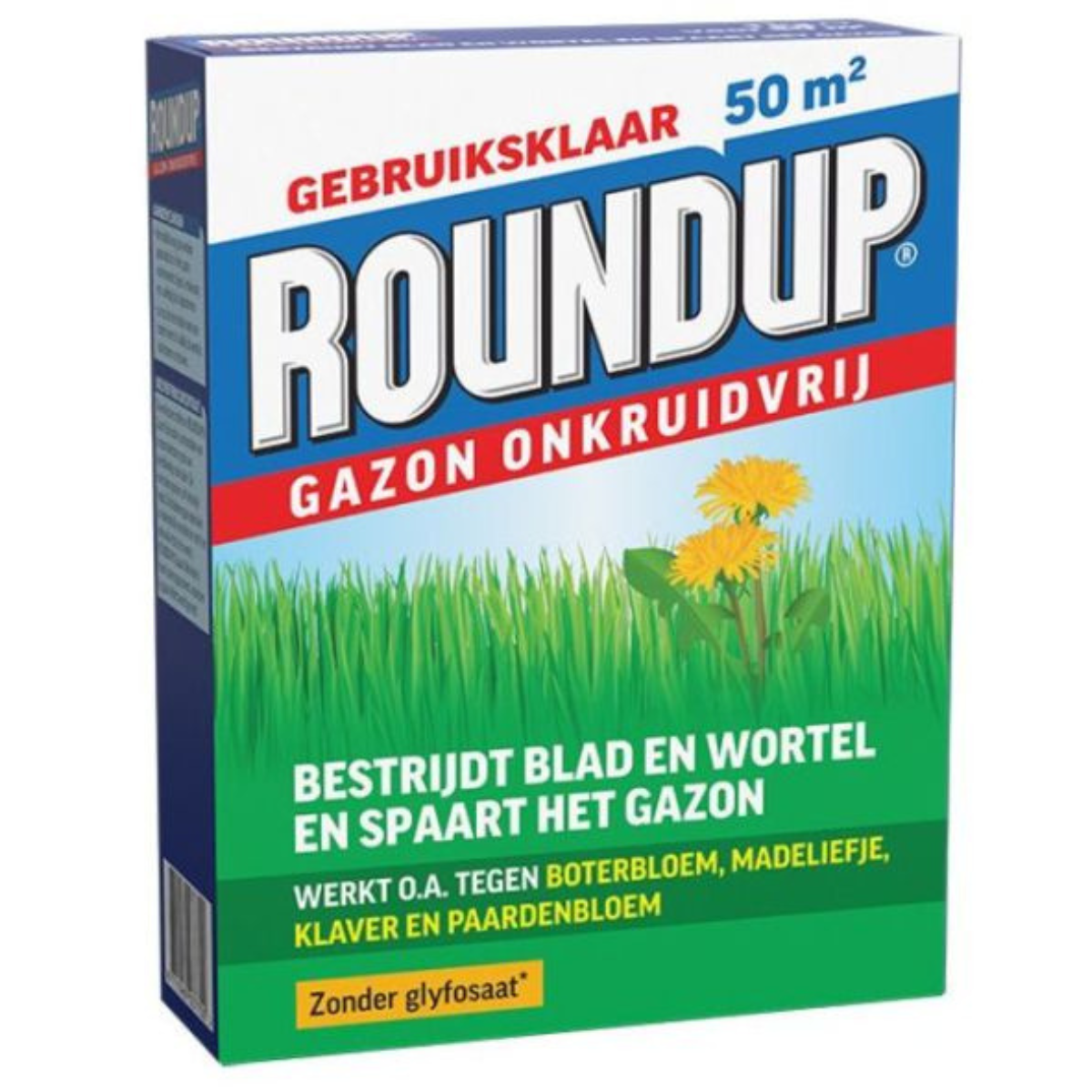 Roundup gazon onkruidvrij